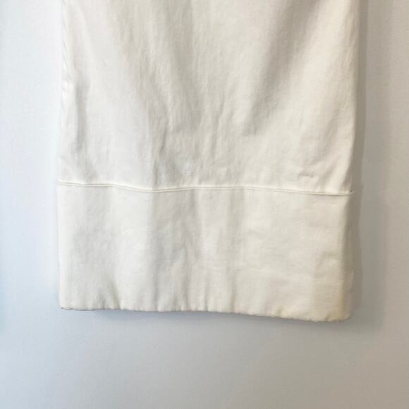 Abs by Allen Schwartz White Woven Wide Leg Pants - Picture 10 of 13